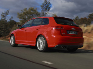 Картинка автомобили audi красный 8pa au-spec sportback s3