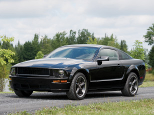 обоя автомобили, mustang, темный, bullitt, ford