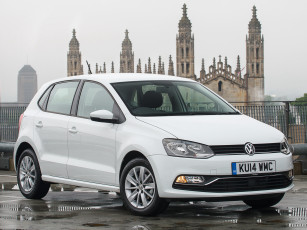 Картинка автомобили volkswagen светлый 2014г typ 6r uk-spec 5-door tsi polo