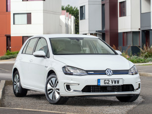 Картинка автомобили volkswagen светлый typ 5g uk-spec 2014г e-golf