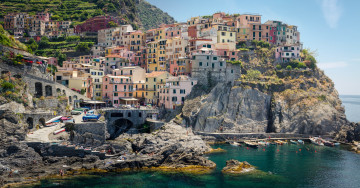 Картинка манарола города амальфийское+и+лигурийское+побережье+ италия дома