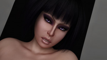 Картинка 3д+графика портрет+ portraits девушка взгляд