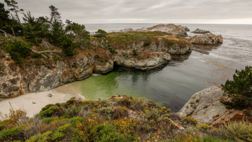 Картинка природа побережье океан бухта пляж