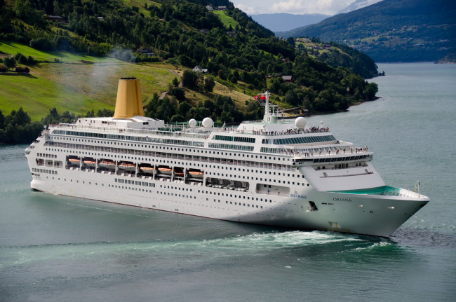 Обои картинки фото oriana, корабли, лайнеры, круиз, лайнер