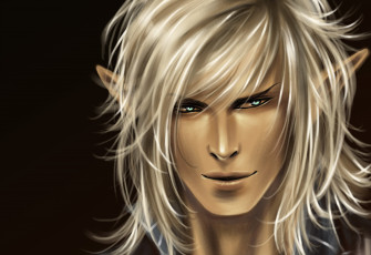 Картинка фэнтези эльфы laufey блондин парень арт взгляд