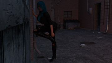 Картинка 3д+графика люди+ people фон взгляд девушка