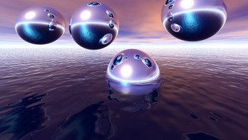 Картинка 3д+графика шары+ balls шары