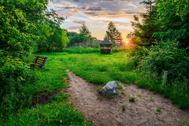 Обои картинки фото природа, восходы, закаты, рассвет