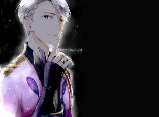 Картинка аниме yuri+on+ice victor nikiforov