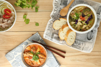 Картинка еда первые+блюда обед хлеб первое блюдо суп