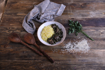 Картинка еда вторые+блюда мясо рис зелень второе блюдо