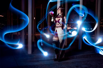 Картинка фэнтези фотоарт арт магия маг наряд девушка