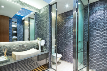 Картинка интерьер ванная+и+туалетная+комнаты дизайн стиль ванная