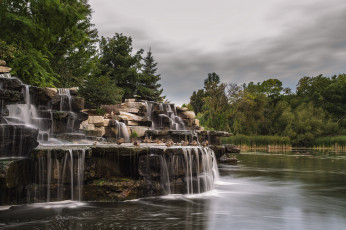 Картинка природа водопады простор