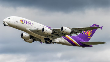 Картинка airbus+a380 авиация пассажирские+самолёты авиалайнер