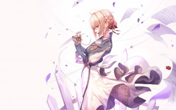 Картинка аниме оружие +техника +технологии violet evergarden