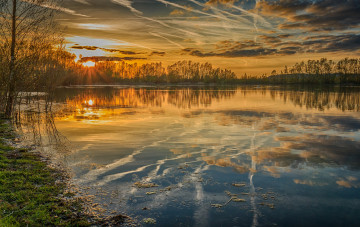 Картинка природа восходы закаты простор