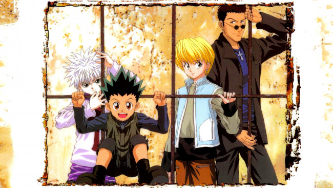 Обои картинки фото аниме, hunter x hunter, парни