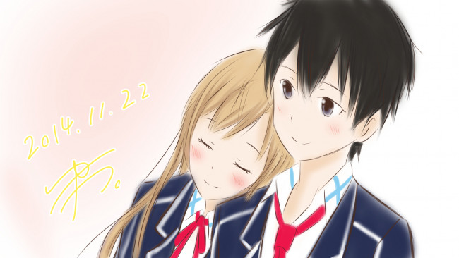 Обои картинки фото аниме, sword art online, мастера, меча, онлайн