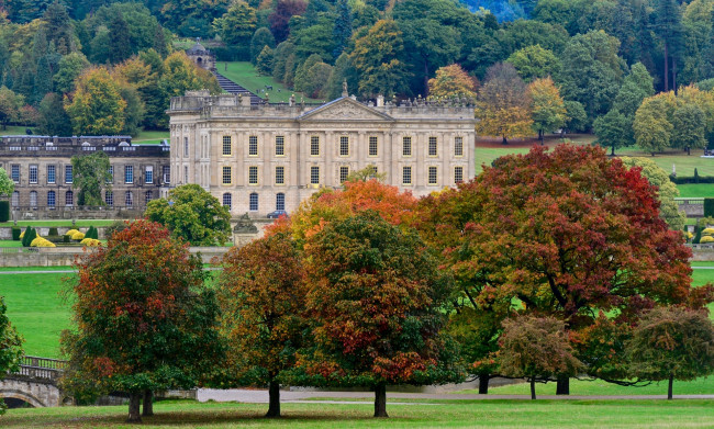 Обои картинки фото города, - дворцы,  замки,  крепости, деревья, трава