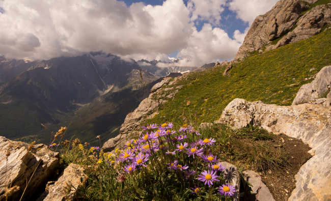 Обои картинки фото природа, горы, простор