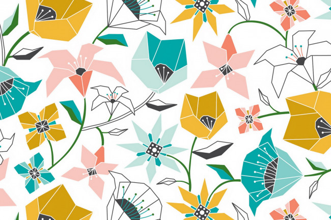 Обои картинки фото векторная графика, цветы , flowers, текстура, цвет, фон