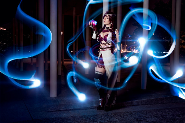 Обои картинки фото фэнтези, фотоарт, арт, магия, маг, наряд, девушка