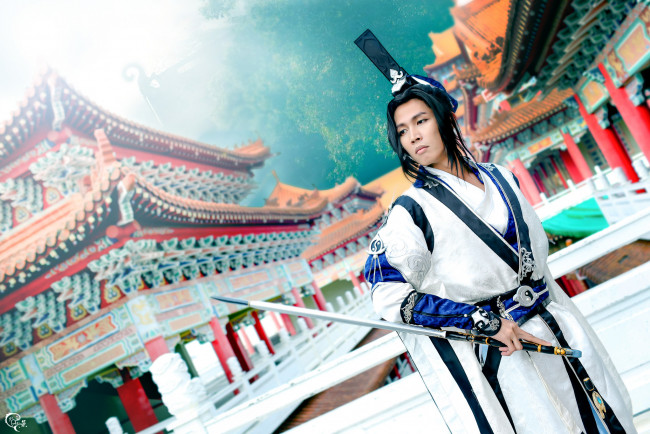 Обои картинки фото разное, cosplay , косплей, cosplay, парень, наряд