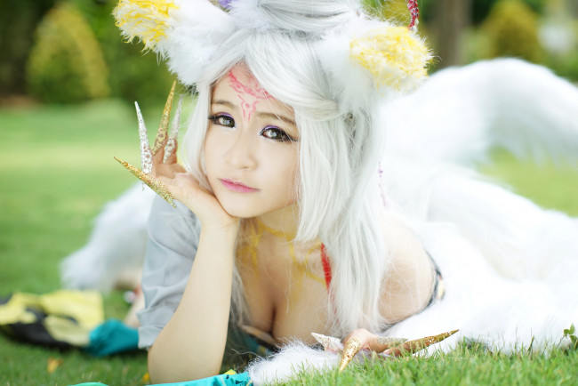 Обои картинки фото разное, cosplay , косплей, образ, девушка, ногти