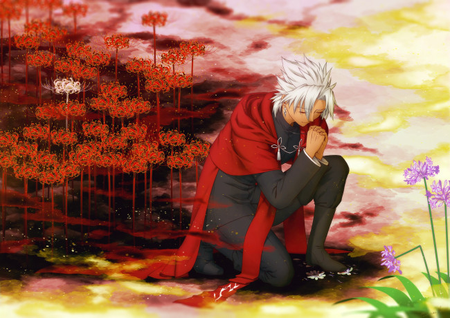 Обои картинки фото аниме, fate, stay night, shirou, kotomine