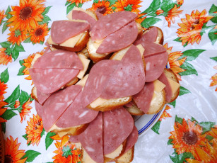 Картинка еда бутерброды +гамбургеры +канапе хлеб сыр колбаса