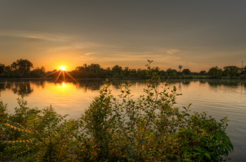 Картинка природа восходы закаты простор