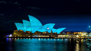 Картинка города сидней+ австралия opera house