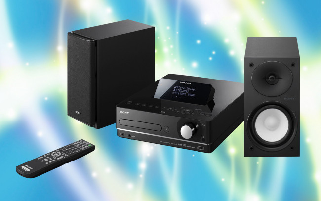 Обои картинки фото музыка, -другое, пульт, колонка, динамик, фон, стереосистема