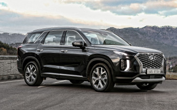 Картинка 2020+hyundai+palisade автомобили hyundai роскошный внедорожник черный palisade 2020 внешность корейские новый