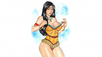 Картинка рисованное elberty+oliveira девушка фон взгляд