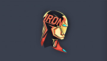 Картинка рисованное комиксы железный человек голова