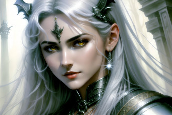 Картинка фэнтези девушки нейросети графика нейроарт ai art нейронные сети рисунки нейро искусство