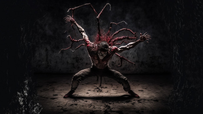 Обои картинки фото 3д графика, ужас , horror, нейросети, графика, нейроарт, ai, art, нейронные, сети, рисунки, нейро, искусство