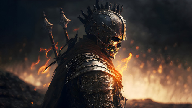 Обои картинки фото фэнтези, нежить, нейросети, графика, нейроарт, ai, art, нейронные, сети, рисунки, нейро, искусство