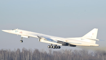 Картинка авиация боевые+самолёты советский российский межконтинентальный сверхзвуковой стратегический бомбардировщик ракетоносец ту160