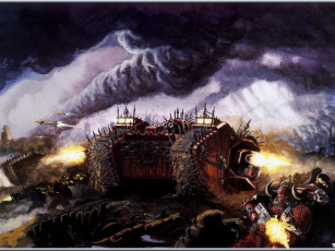 Картинка фэнтези роботы киборги механизмы