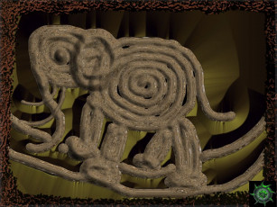 Картинка рисованные животные слоны