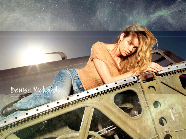 Обои картинки фото Denise Richards, девушки