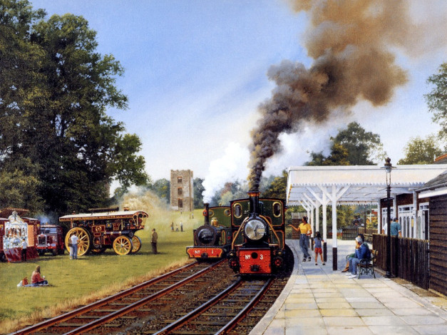 Обои картинки фото shhc006, техника, паровозы