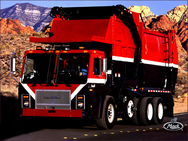 Обои картинки фото автомобили, мусоровозы