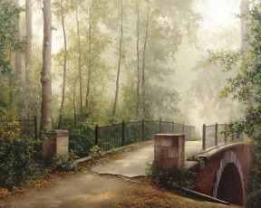 Картинка рисованные природа