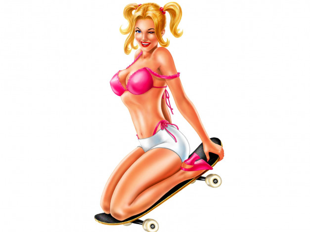 Обои картинки фото рисованные, люди