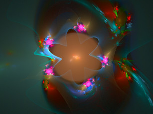 Картинка 3д графика fractal фракталы фрактал