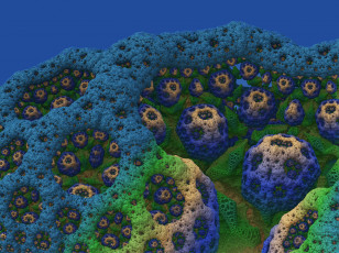 Картинка 3д графика fractal фракталы фрактал